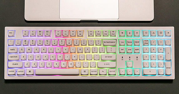 키크론 K10 PRO 화이트 무선 블루투스 기계식 키보드